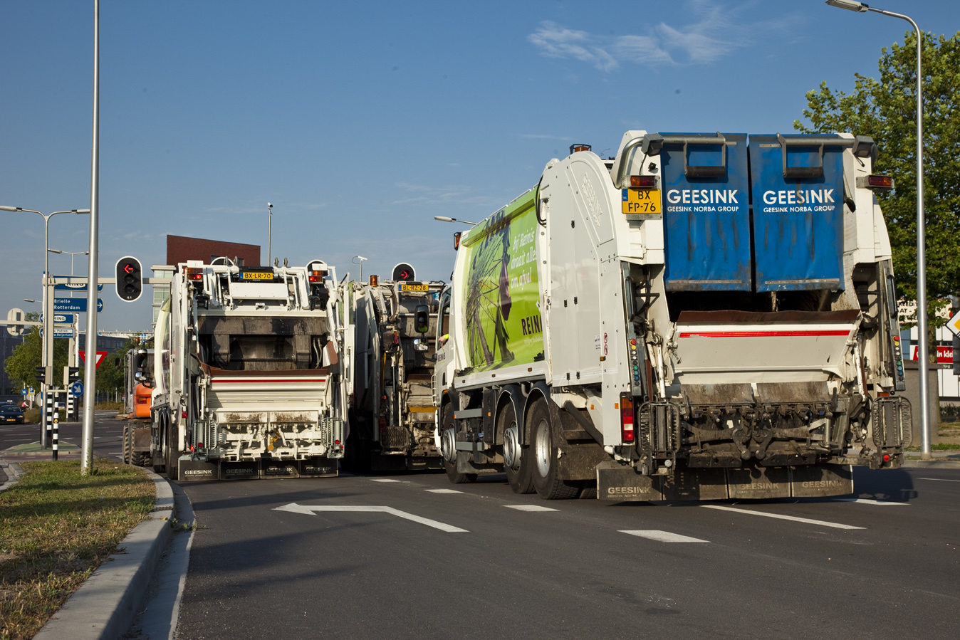 Inzamelen Truck
