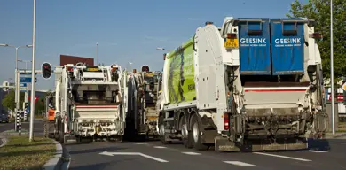 Inzamelen Truck