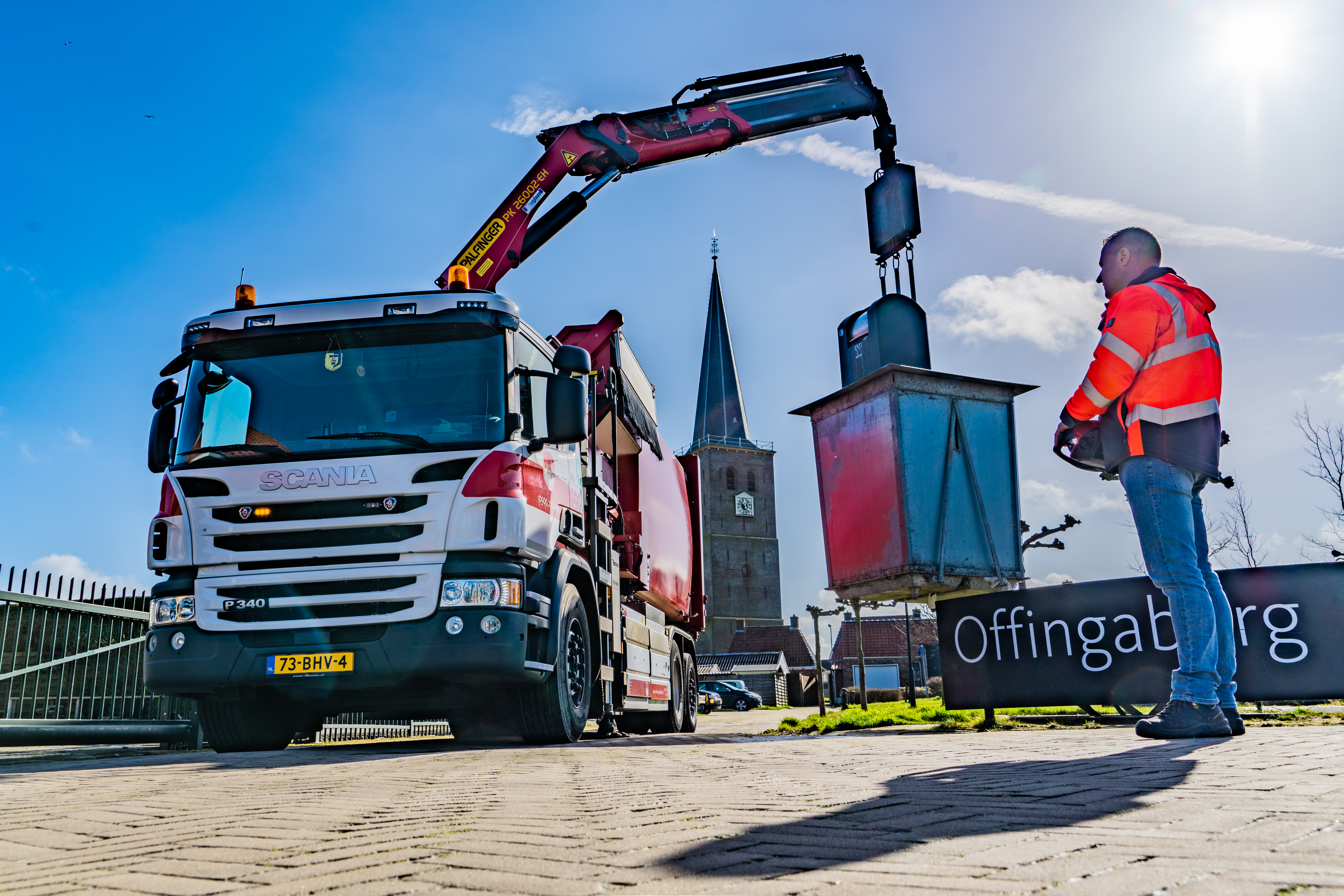 Dutch waste truck