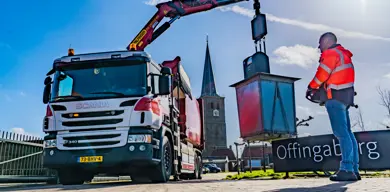 Dutch waste truck