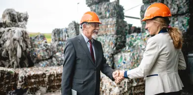 Website Header Using Data To Power The Circular Economy