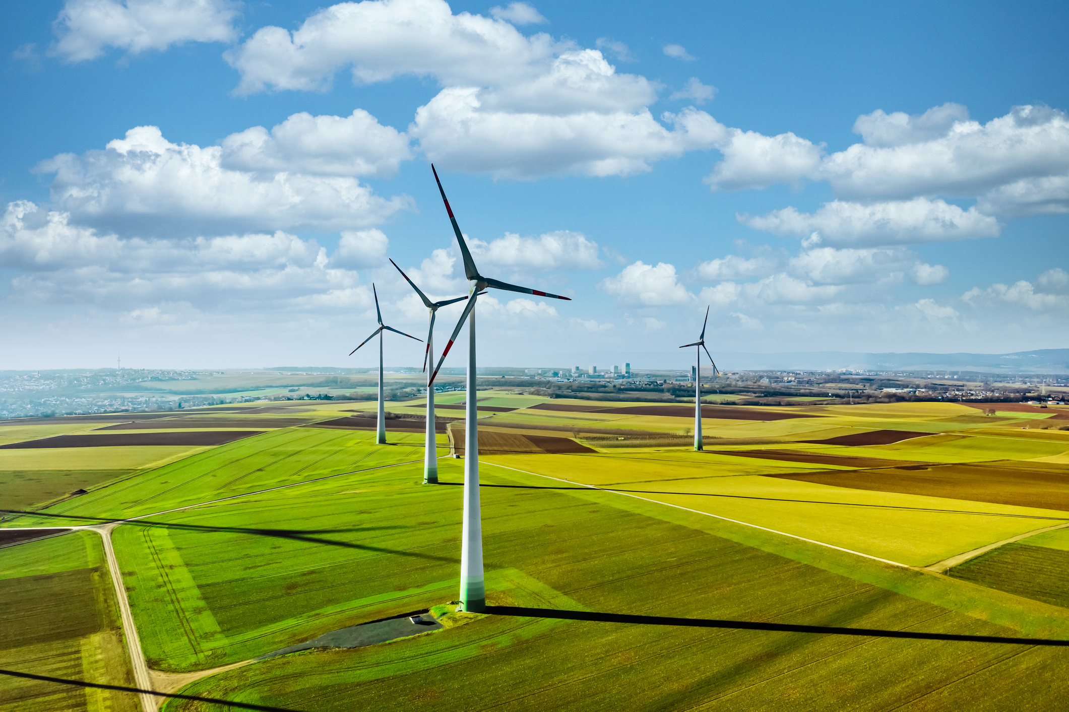 wind turbines