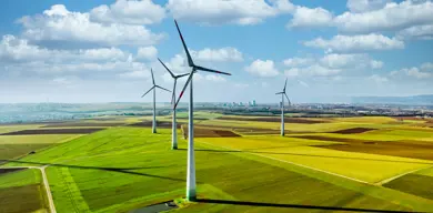 wind turbines