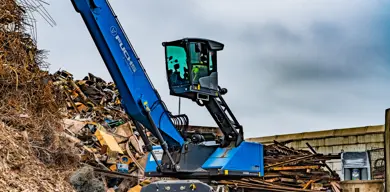 Karle Recycling Metal crane