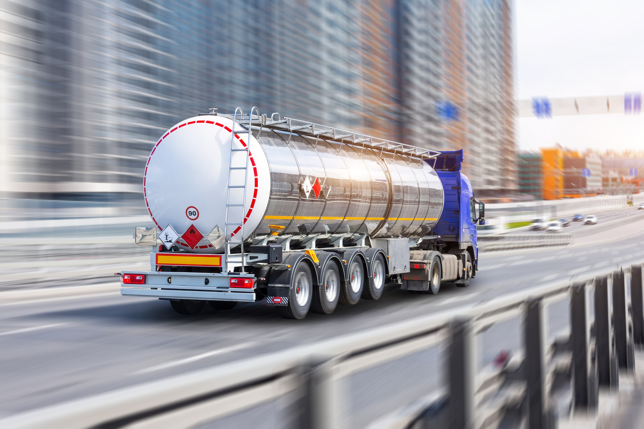 downstream fuel distribution on the road