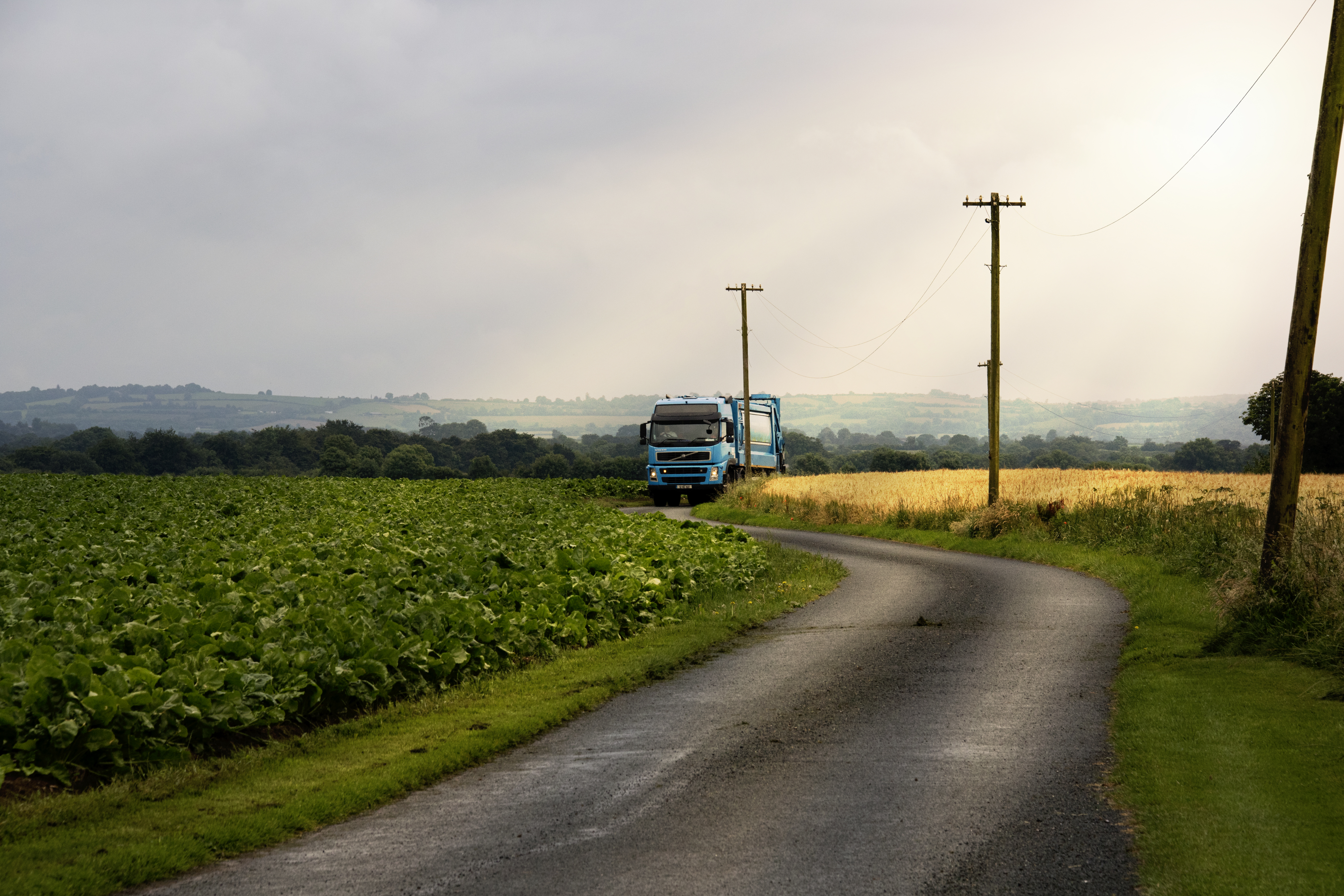 AES Truck Through Landscape