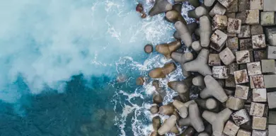 esg risk rocks water