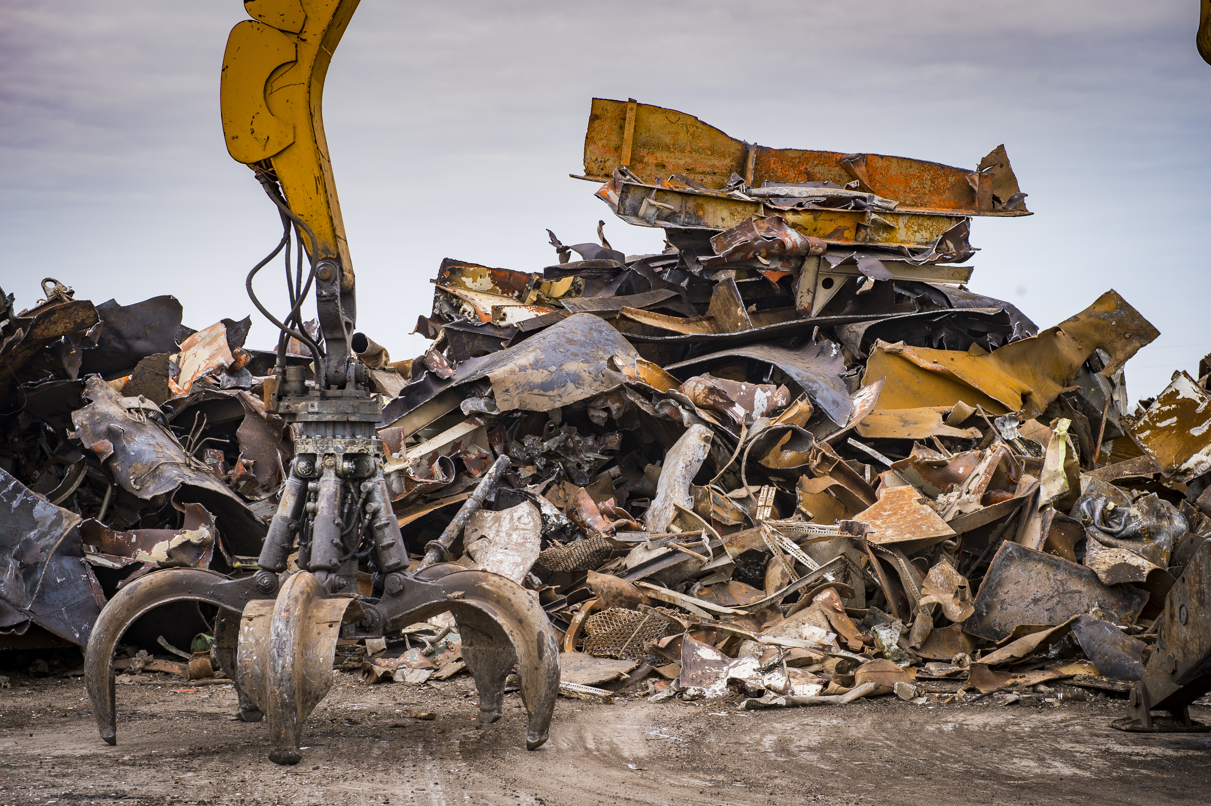 metal recycling yard